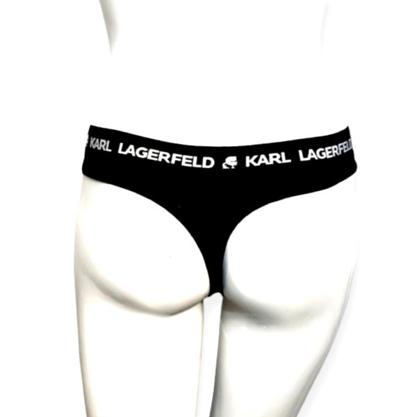 Karl Lagerfeld | תחתון חוטיני שחור קרל לגרפלד