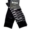 Hugo Boss | מארז 2 גרביים אורך רגיל סטרייף הוגו בוס