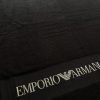 Emporio Armani | מגבת לוגו שחורה אימפוריו ארמני