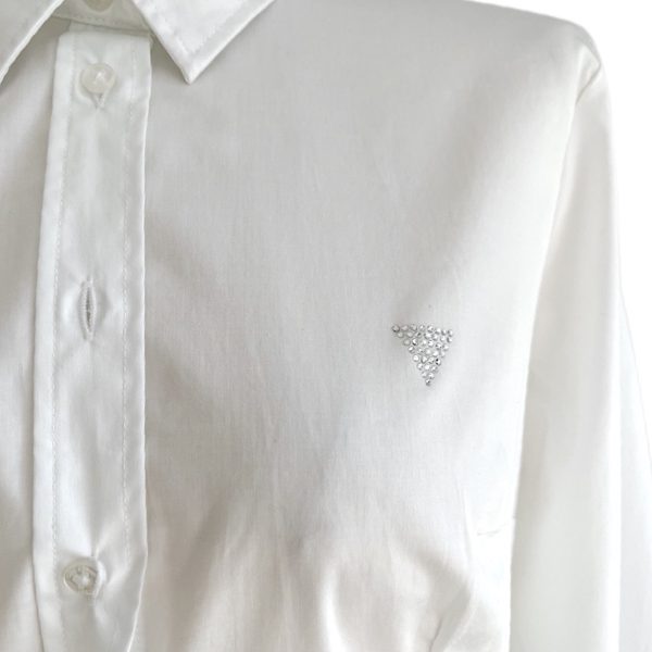 Guess | חולצה מכופתרת לבנה גס