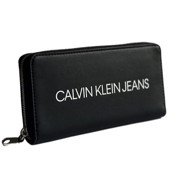 Calvin Klein | ארנק לוגו שחור קלווין קליין