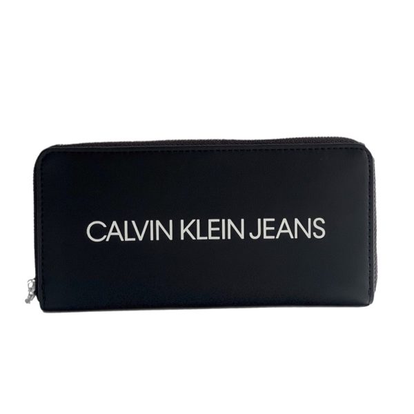 Calvin Klein | ארנק לוגו שחור קלווין קליין