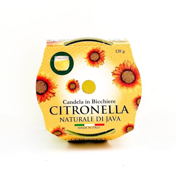 Citronella- נר ציטרונלה דוחה יתושים 25 שעות בעירה