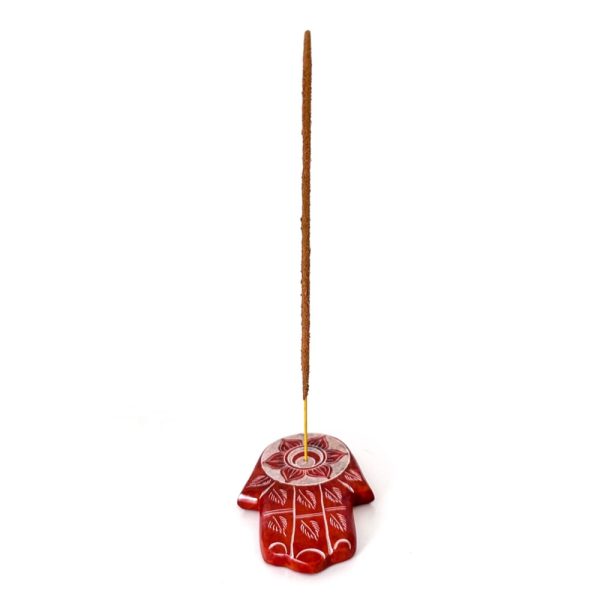 Incense | מעמד אבן חמסה אדום להדלקת קטורת